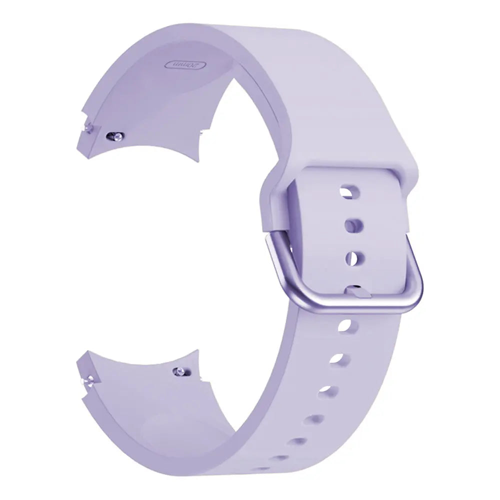 Samsung Galaxy Watch 7 - 40mm Buckled Silicone Strap (Light Purple)