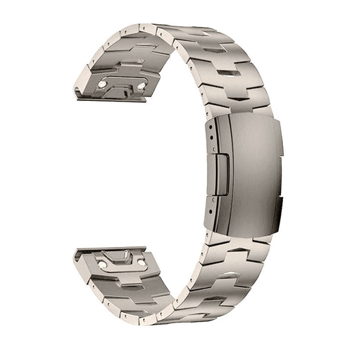 Nylon Buckle Strap, titanium, without a watch, 3/4 front view