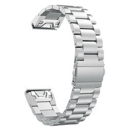 Garmin Instinct E - 45mm Stahlarmband (Silber)