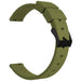 Uhrenarmband 14mm luxus Silikon - Schnellverschluss (Grün)