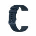Uhrenarmband 18mm Silikon - Schnellverschluss (Dunkelblau)