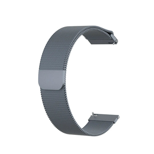 Milanese Strap, grey, without a watch, 3/4 front view