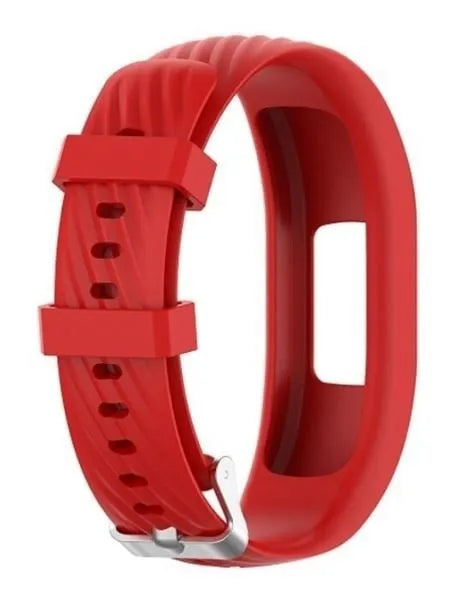 Silicone Strap, red, without a watch, 3/4 front view