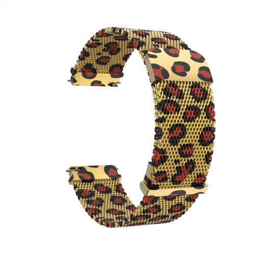 ICE Fit RT 3.0 - 36mm Milanese Strap (Gold Leopard)