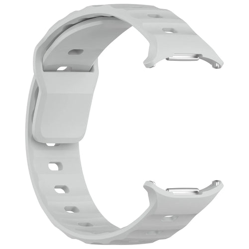Outdoor Silicone Strap, grey, without a watch, 3/4 front view
