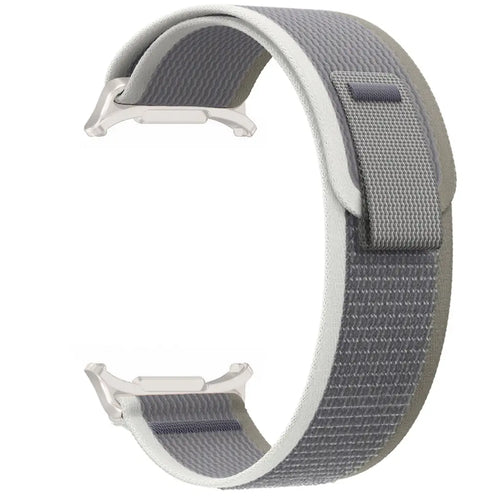 Trail Nylon Strap, grey, without a watch, 3/4 front view