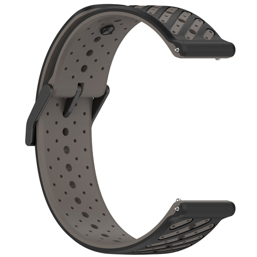 Samsung Gear S3 Striped Silicone Strap (Grey)