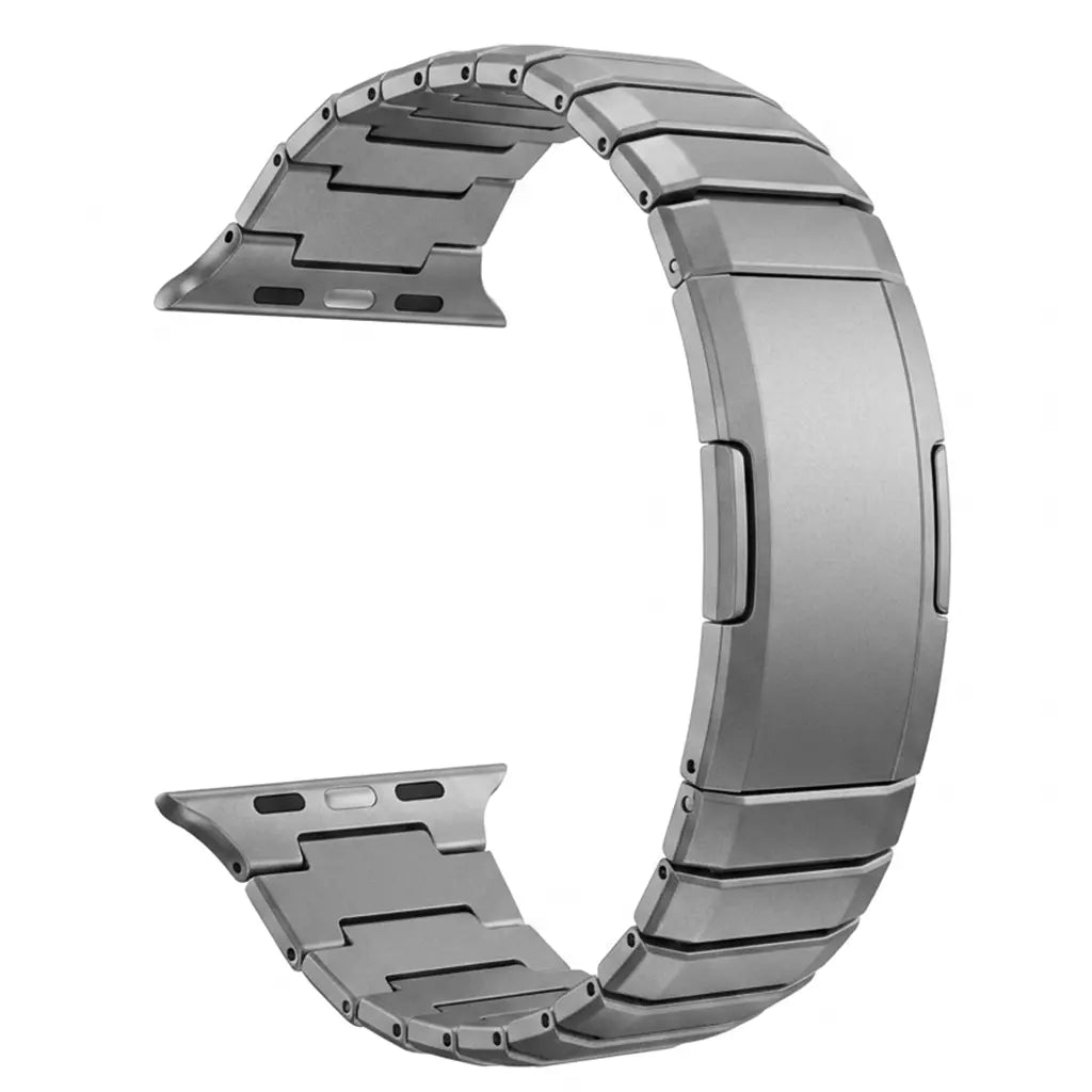 One Bead Titanium Strap, graphite, without a watch, 3/4 front view