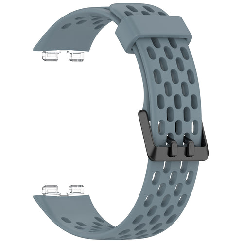 Huawei Band 8 Silikon-Air-Armband (Graublau)