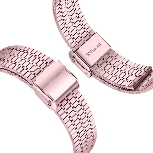 Fine Steel Strap, pink, without a watch, 3/4 front view