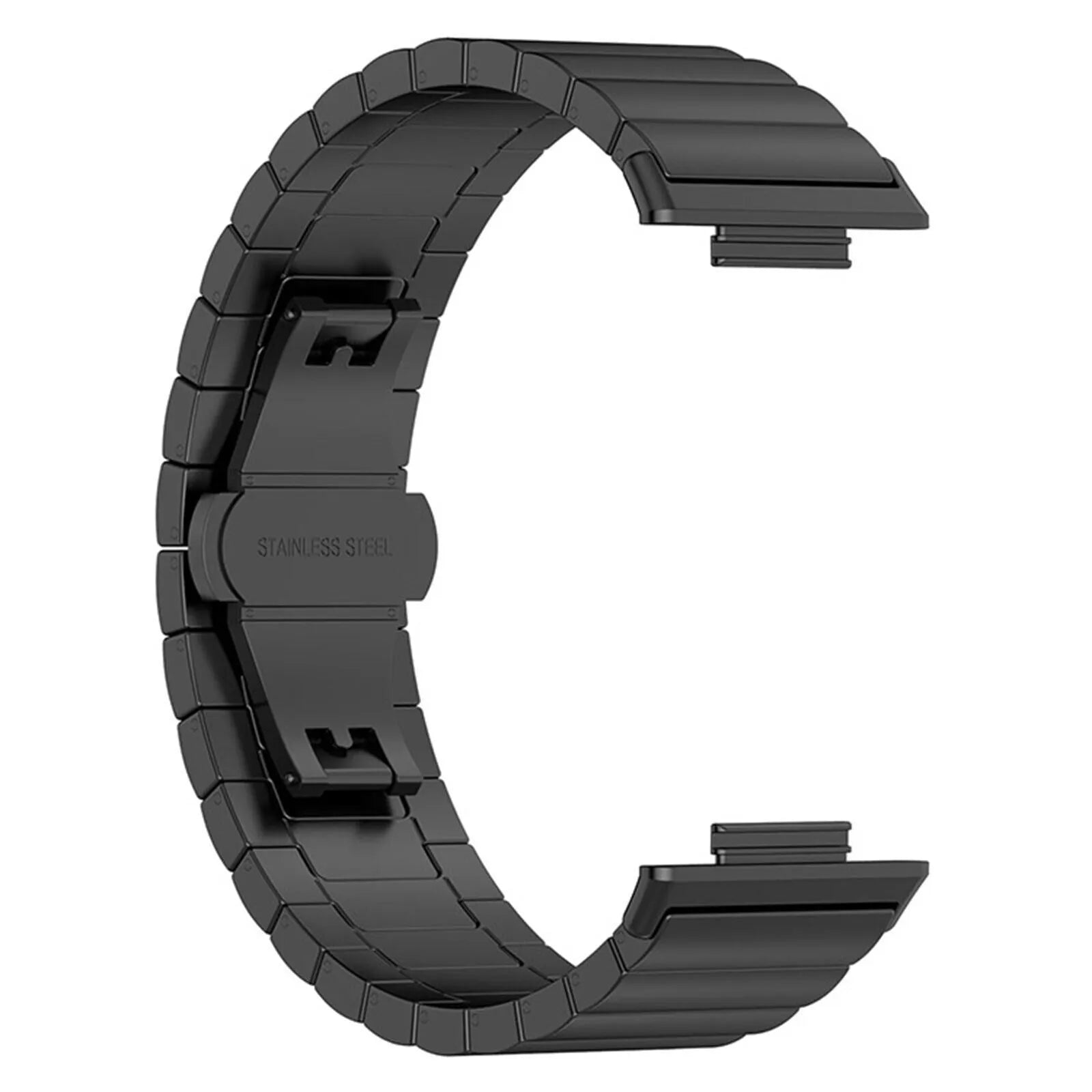 Metal Strap, black, without a watch, 3/4 front view
