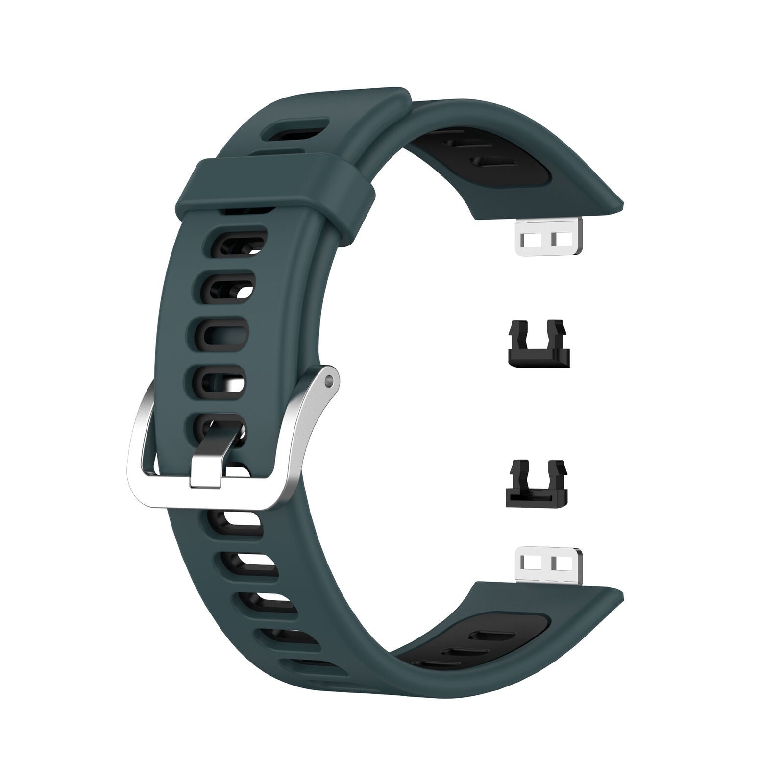 Huawei Watch Fit SE Schnalle Sport Amrband (Grün/Schwarz)