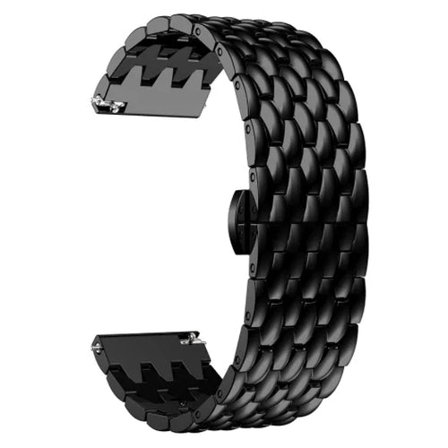 Steel Dragon Strap, black, without a watch, 3/4 front view