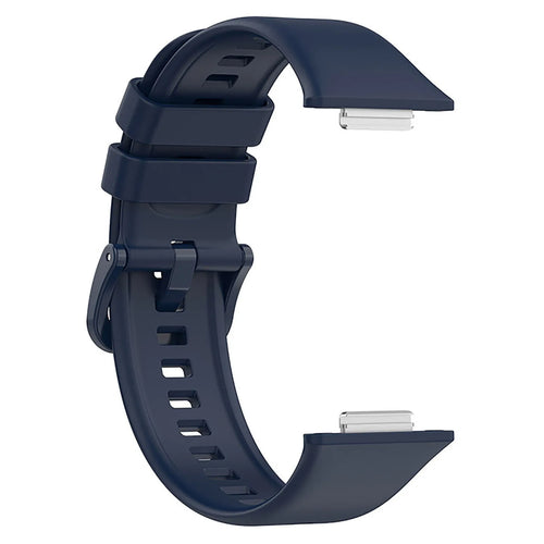 Silicone Strap, dark blue, without a watch, 3/4 front view
