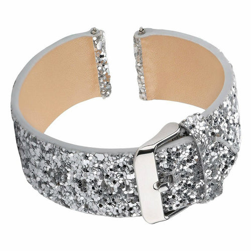 Withings Steel HR Sport Glitzerndes Lederarmband (Silber)