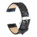 Fossil Gen 5 Leder Glitzerarmband (Schwarz)