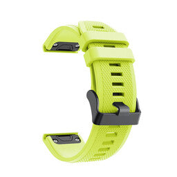 Silicone Strap, light green, without a watch, 3/4 front view