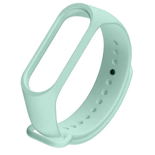 Silicone Strap, light blue, without a watch, 3/4 front view
