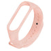 Xiaomi Mi Band 3 / 4 Silikonarmband (Hellrosa)
