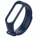 Xiaomi Mi Band 3 / 4 Silikonarmband (Dunkelblau)
