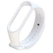 Xiaomi Mi Band 3 / 4 Silikonarmband (Weiß)