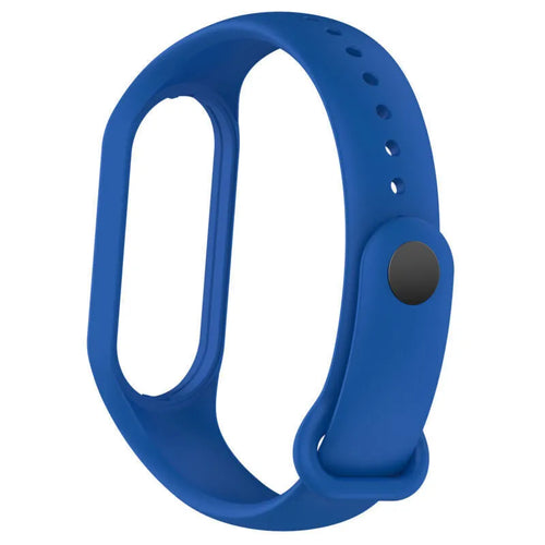 Silicone Strap, blue, without a watch, 3/4 front view