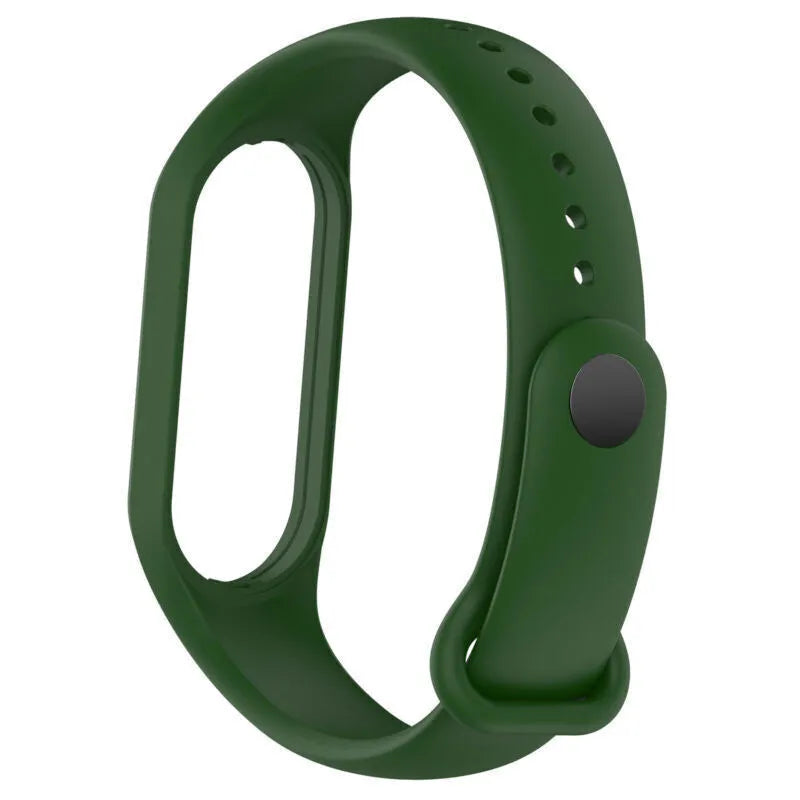 Silicone Strap, army green, without a watch, 3/4 front view
