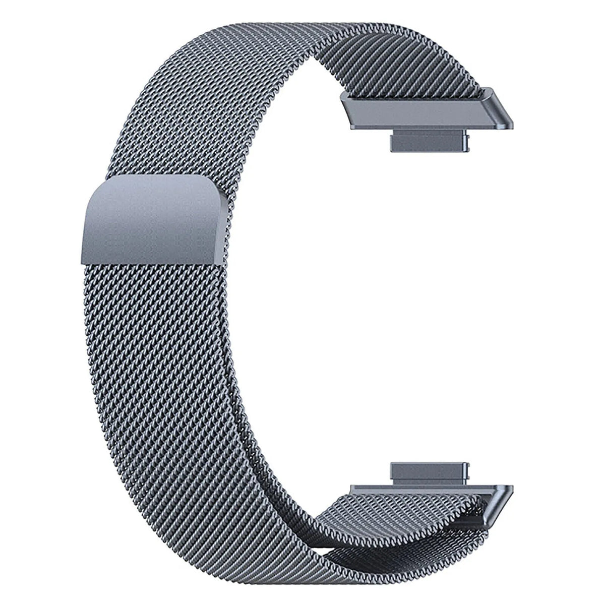 Milanese Strap, space grey, without a watch, 3/4 front view
