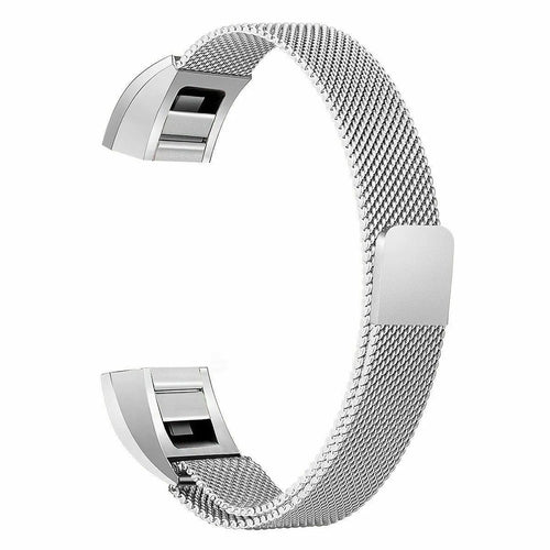 Milanese Strap, silver, without a watch, 3/4 front view