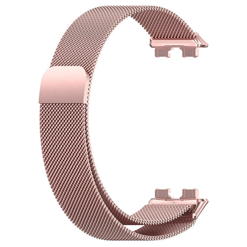 Milanese Strap, pink, without a watch, 3/4 front view