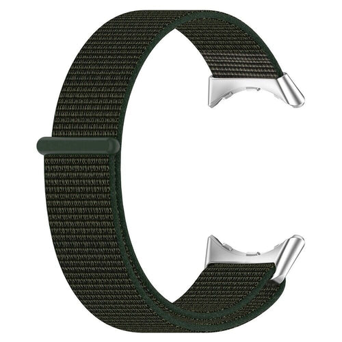 Nylon Strap, green, without a watch, 3/4 front view