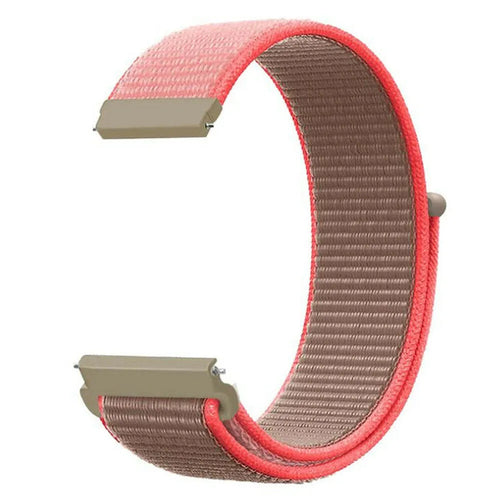 Oppo Watch X3 Nylonarmband (Neon Pink)