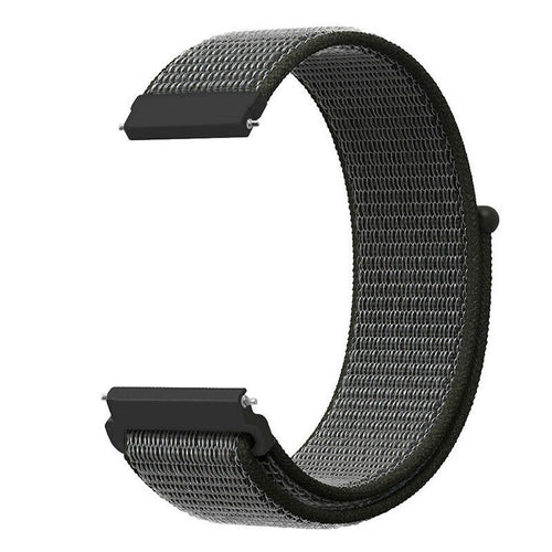 Nylon Strap, green, without a watch, 3/4 front view
