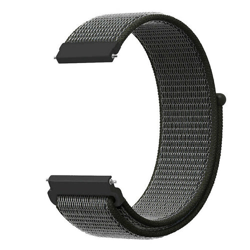 Polar Ignite 3 Nylonarmband (Grün/Grau)