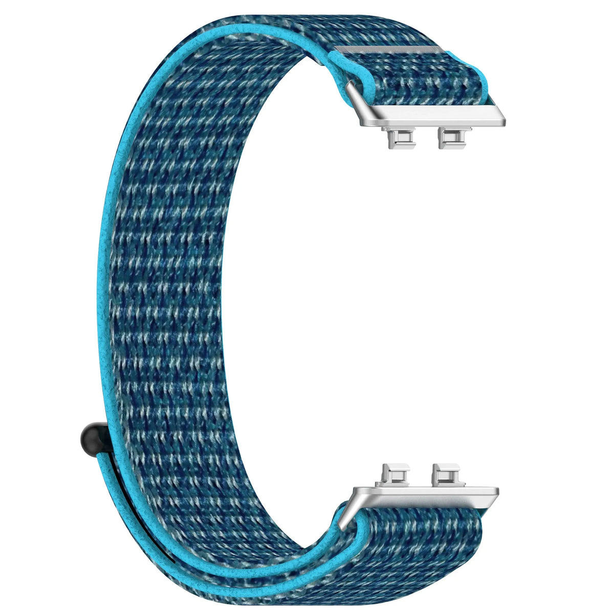 Nylon Strap, ocean blue, without a watch, 3/4 front view