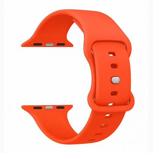 Apple Watch Klassisches Silikonarmband (Koralle)