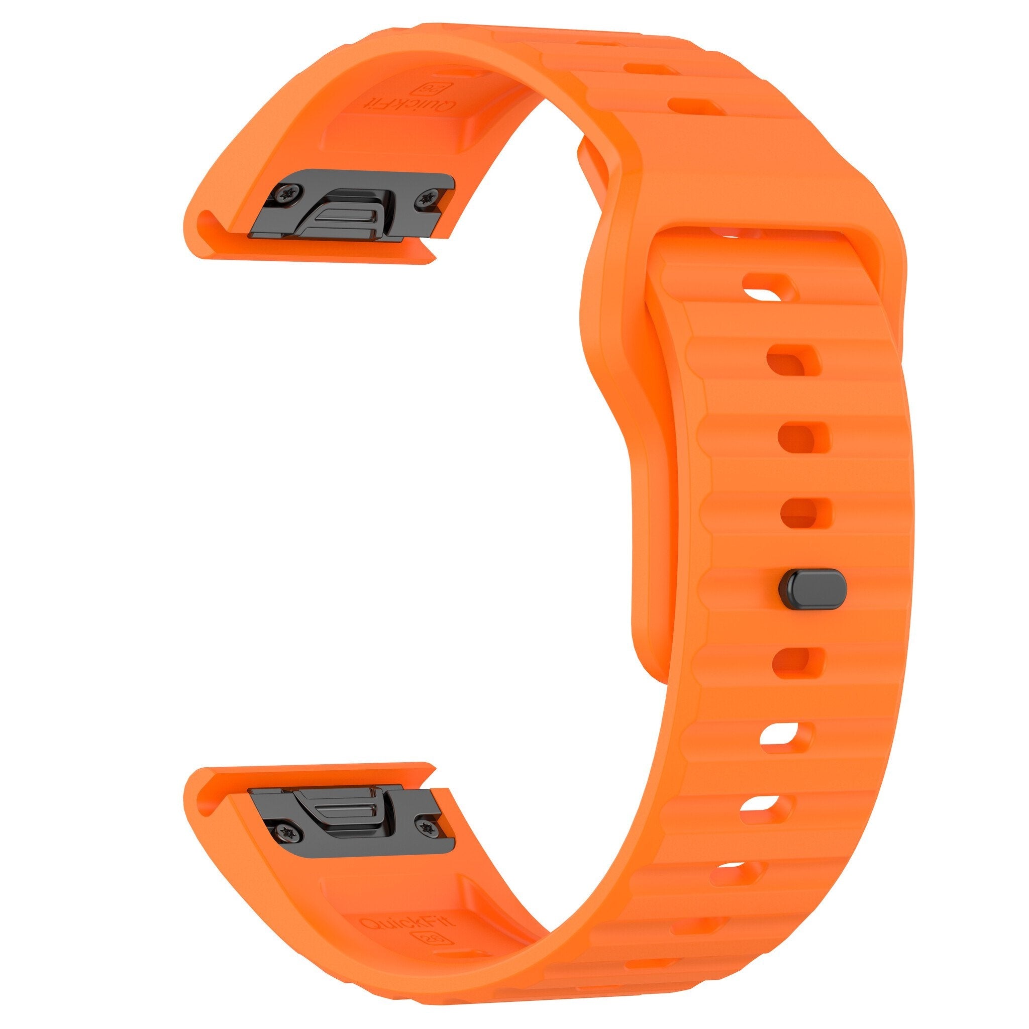 Garmin Quatix 8 Pro - 47mm Outdoor Silikonarmband (Orange)