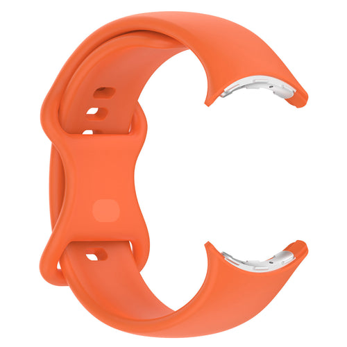 Google Pixel Watch 4 - 45mm Klassisches Silikonarmband (Orange)