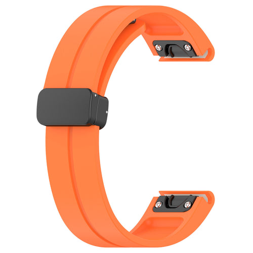 Garmin Fenix 7 D-Schnalle Silikonarmband (Orange)