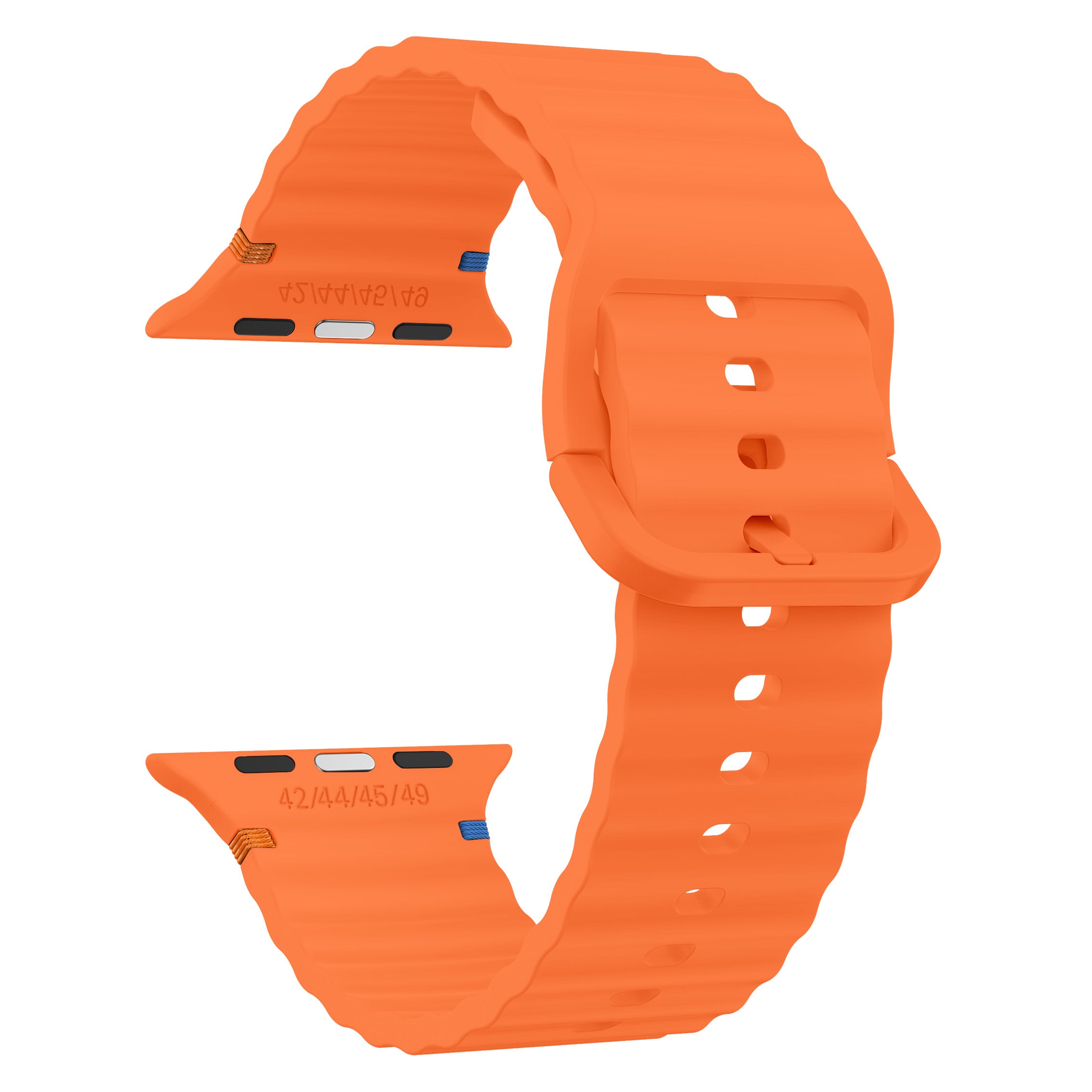 Apple Watch Ultra Wave Silicone Strap (Orange)