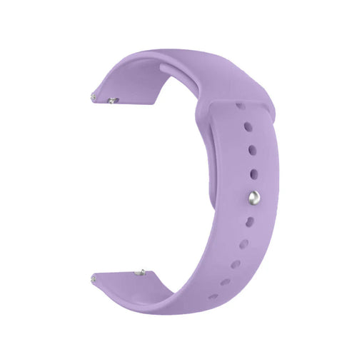 Silicone Sport Strap, light purple, without a watch, 3/4 front view