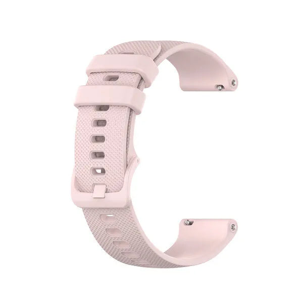 Premium Silicone Strap, pink, without a watch, 3/4 front view