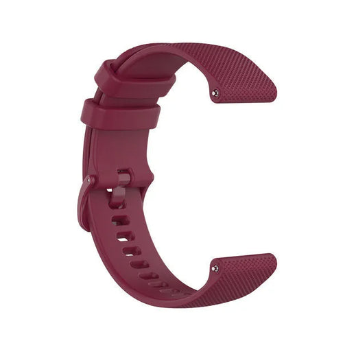 Gard Pro Health Smartwatch 2 Premium Silicone Strap (Wine Red)
