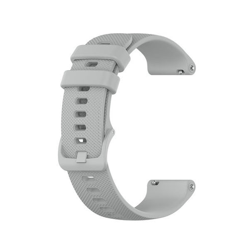Watch Strap Premium Silicone 22mm - Quick Release (Grey)