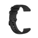Uhrenarmband luxus Silikon 20mm - Schnellverschluss (Schwarz)