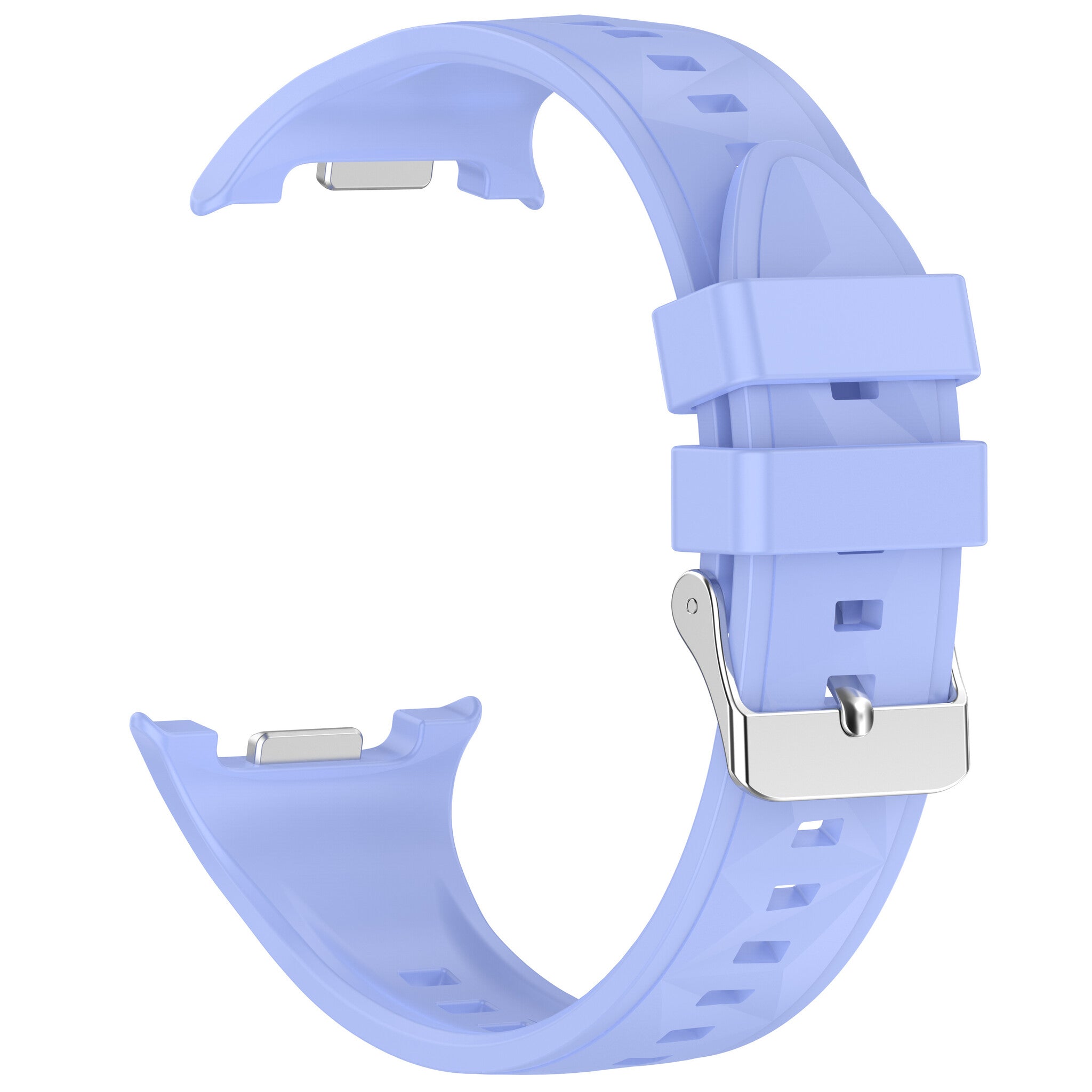 Samsung Galaxy Watch 9 - 44mm Silikonarmband in Diamantoptik (Lila)