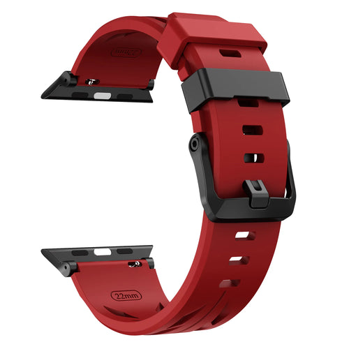 Apple Watch Race Silikonarmband (Rot)
