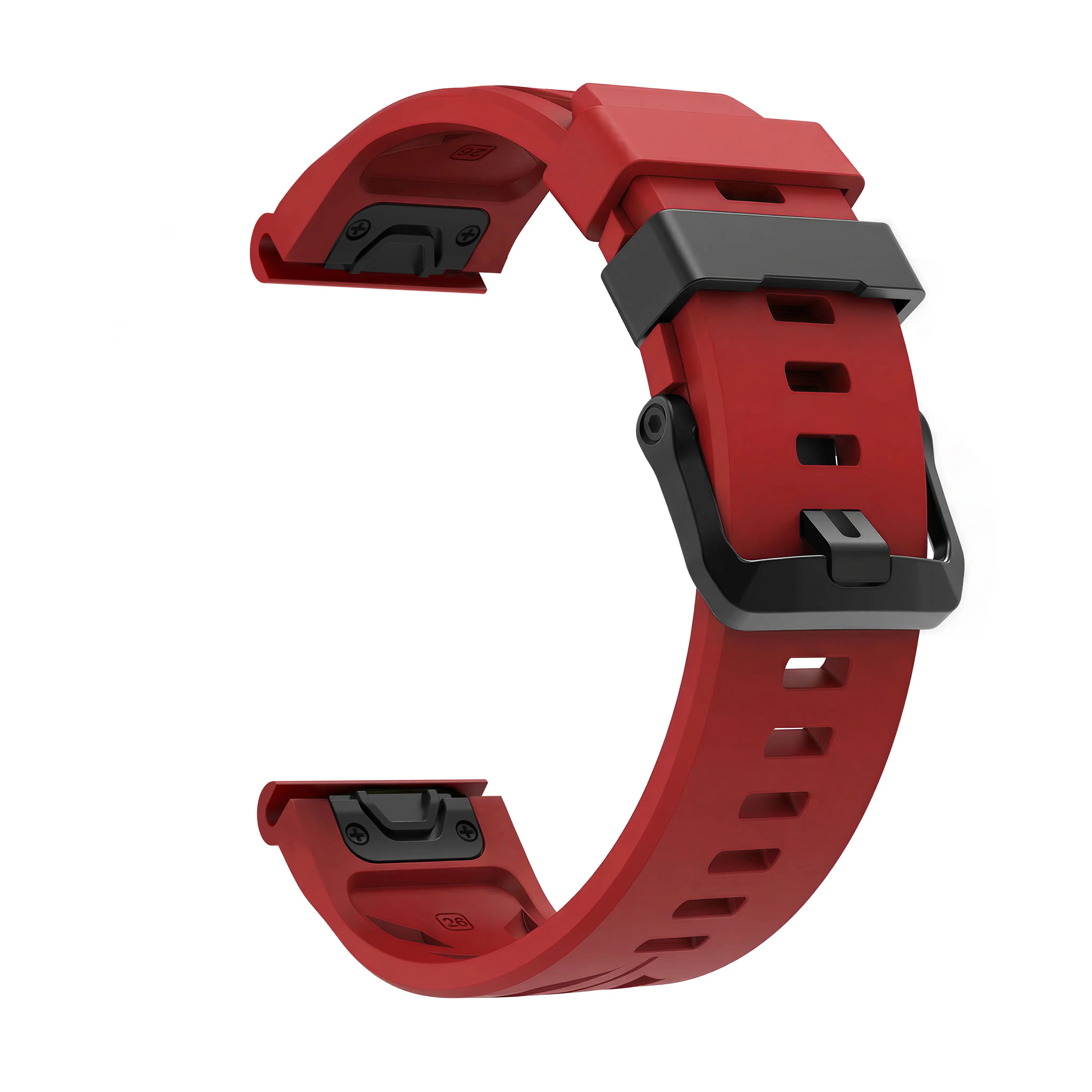 Garmin Fenix 8 - 51mm Race Silicone Strap (Red)