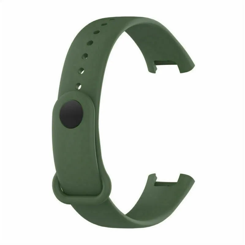 Silicone Strap, dark green, without a watch, 3/4 front view
