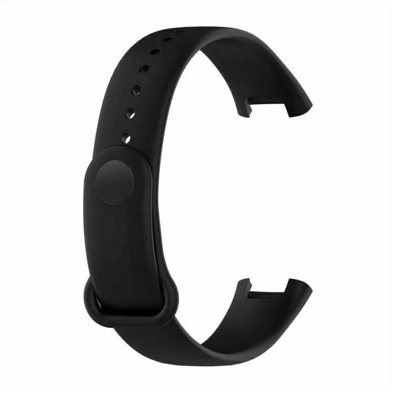 Silicone Strap, black, without a watch, 3/4 front view